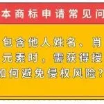 【日本商标申请常见问题】商标中包含他人姓名、肖像或知名作品元素时，需获得授权吗？如何避免侵权风险？