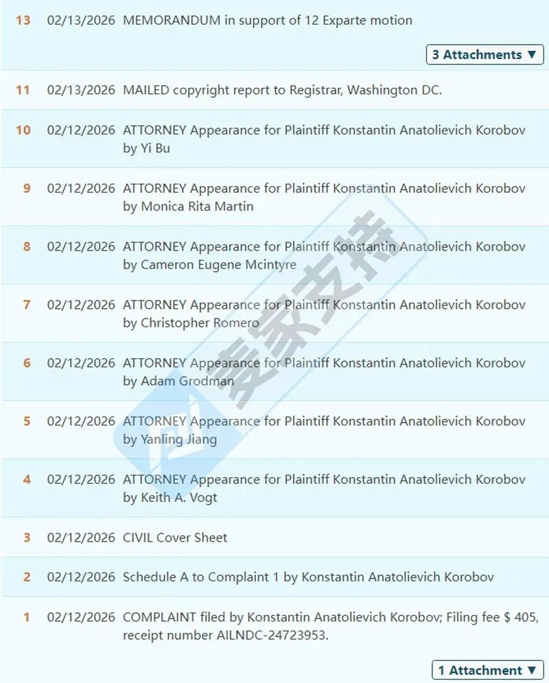 6-cv-01646，79店陷Korobov超现实主义版权TRO雷区！速查自救！"