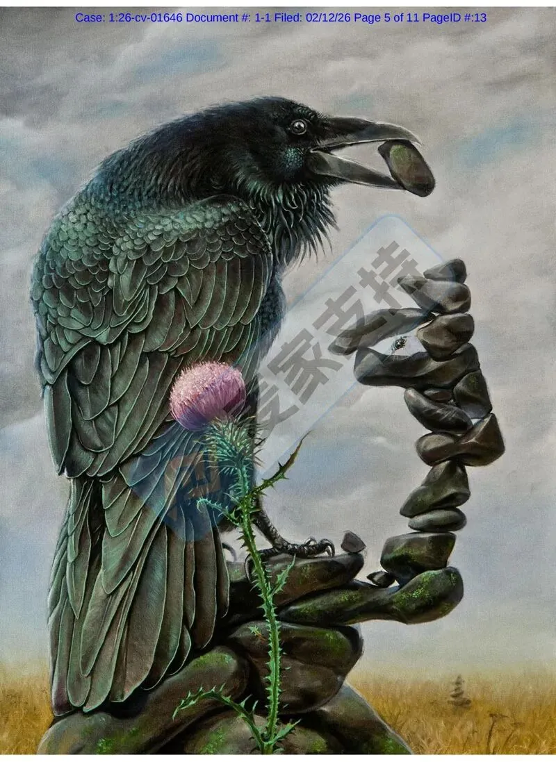 6-cv-01646，79店陷Korobov超现实主义版权TRO雷区！速查自救！"