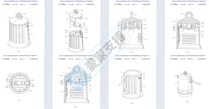 6-cv-01653,灯座专利跨境维权,13个跨境商店被列入被告名单,已申请TRO冻结!"