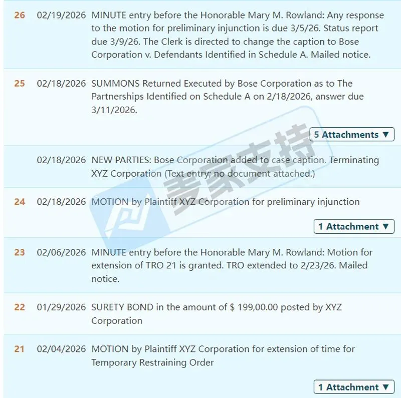6-cv-00011,Bose隐匿维权，全网199店涉案被TRO冻结！"