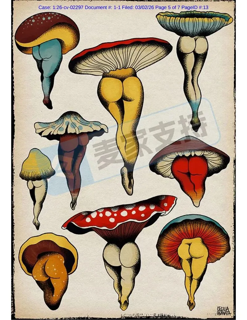 6-cv-02297，性感植物版权跨境维权，你的店铺是否有TRO冻结风险？"