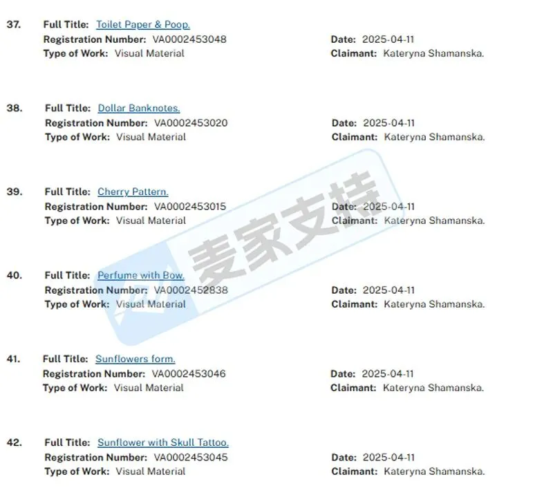 6-cv-21413,keith新案代理维多利亚花鸟图跨境维权，19店涉案，但TRO连环维权风险已拉满！"