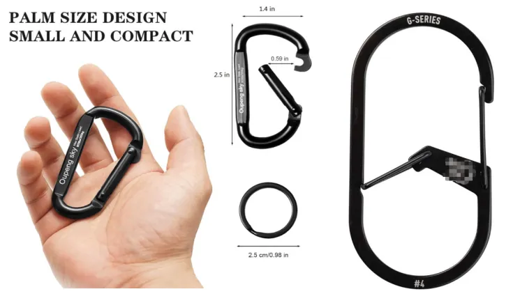 十款，登山扣/钥匙扣--美国专利侵权预警
