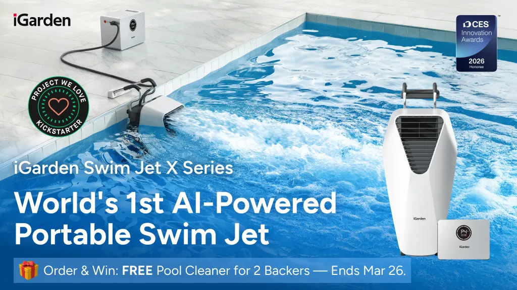 iGarden X Series: World's 1st AI-Powered Portable Swim Jet by iGarden — Kickstarter