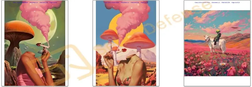 速查！Keith五案齐发横扫数百店铺，多张版权画被告名单流出（附高危图案）！