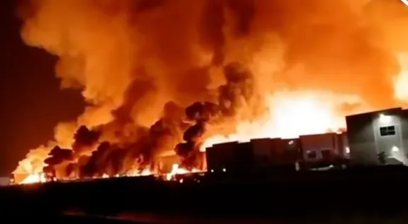 有仓库员工纵火被逮捕?美国加州超11万㎡海外仓突发大火,卖家赶紧确认货物安全!