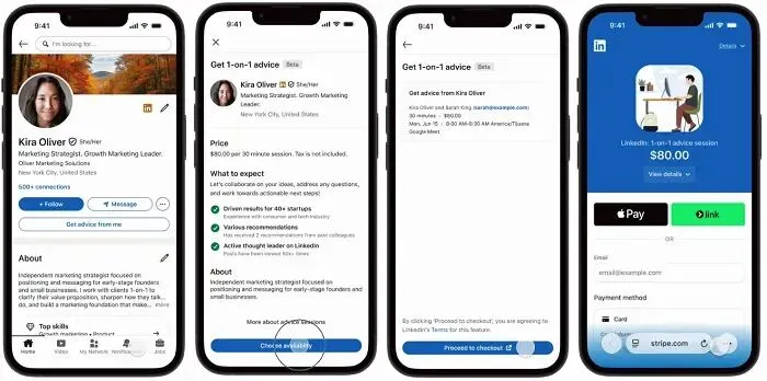 LinkedIn顾问预约
