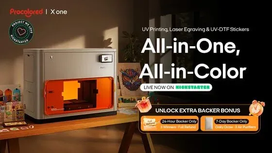 Procolored X one: UV Printing, Engrave, Sticker - All in One by Procolored  — Kickstarter