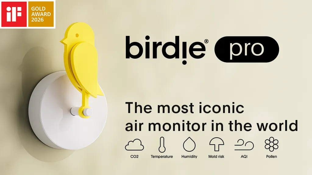 Birdie® Pro: the Iconic Air Monitor – Now Upgraded! | KICKSTARTECH