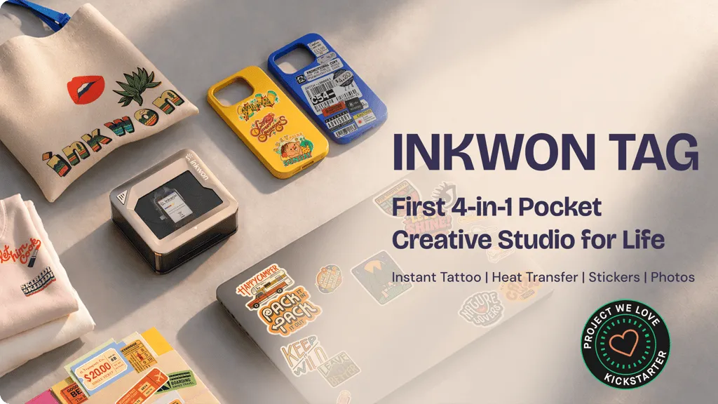 INKWON Tag - World's 1st 4-in-1 Pocket Creative Studio by INKWON Printing »  FAQ — Kickstarter