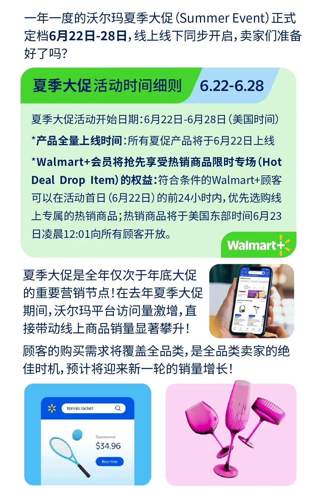 沃尔玛夏季大促定档6月22日-28日!请立即完成这份最终检查清单!