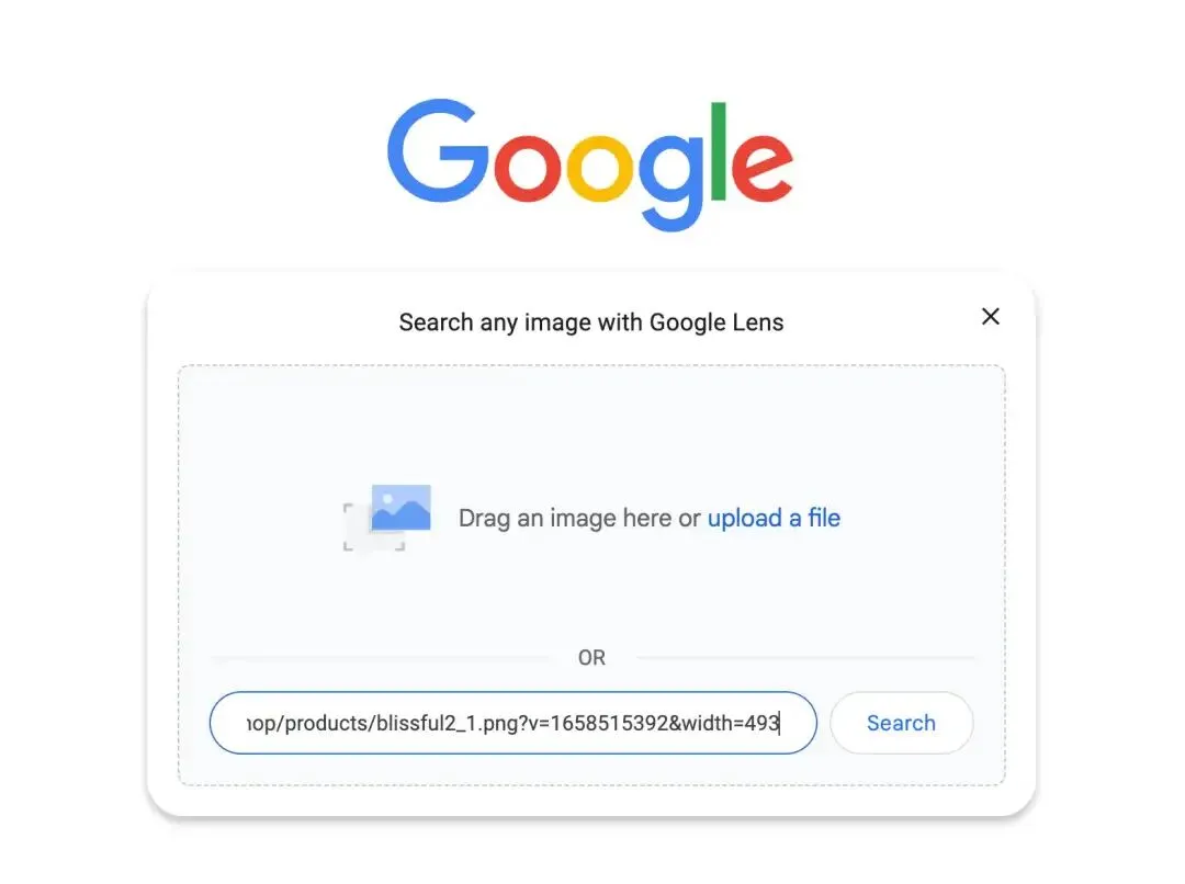 谷歌反向图片搜索页面