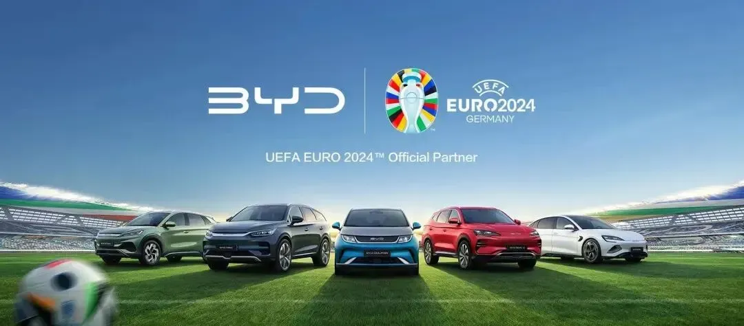 ครั้งแรกในประวัติศาสตร์!  BYD จับมือ UEFA EURO 2024 เป็นสปอนเซอร์หลักอย่างเป็นทางการ — BYD ชลบุรี ออโตโมทีฟ