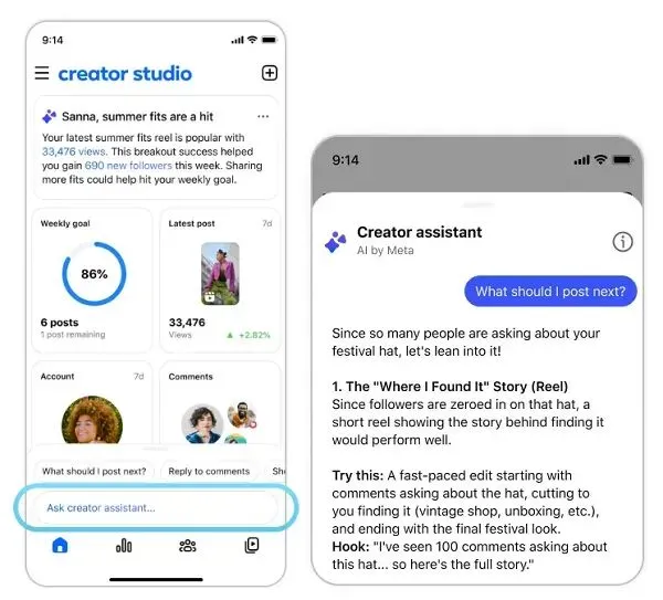 Meta Creator Studio