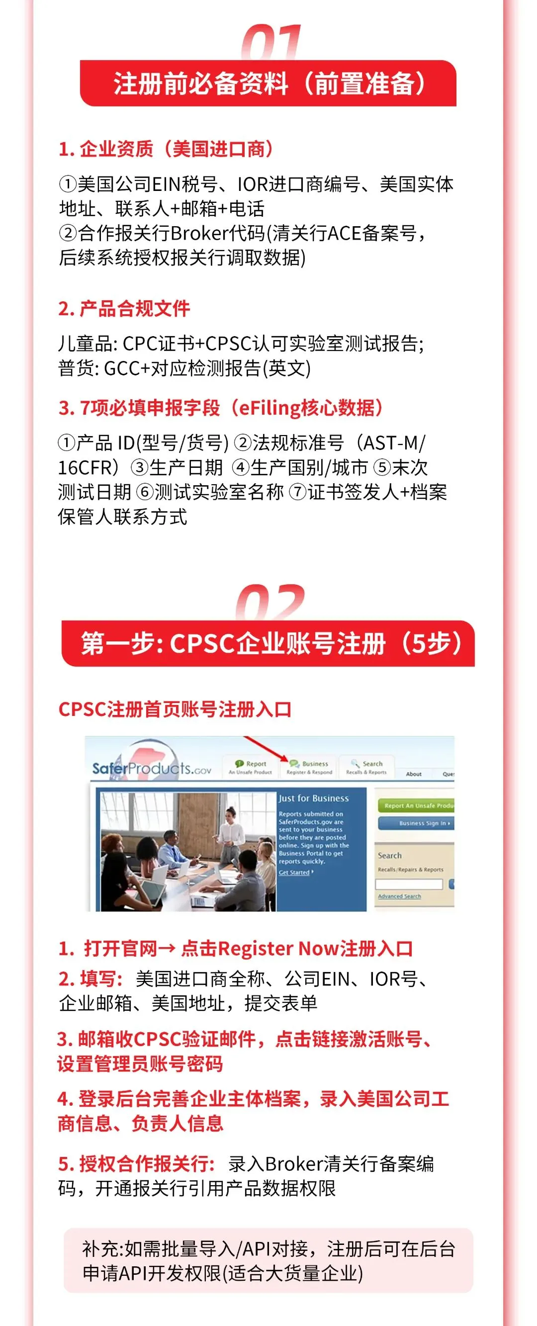 CPSC E-FILING完整注册+申报全流程