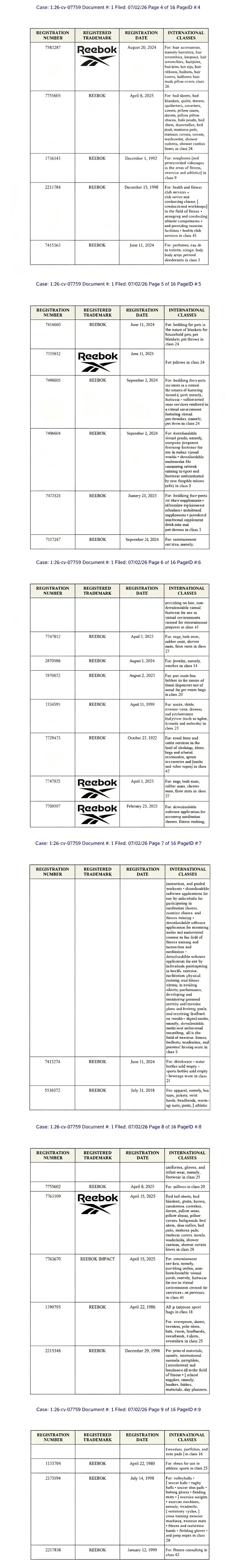 Corteiz潮牌×Reebok锐步×HEIBAS蓝牙耳机——三大品牌同日启动商标TRO诉讼,跨境卖家面临冻结风险