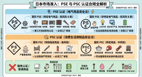 一文读懂日本市场：PSE与PSC认证区别