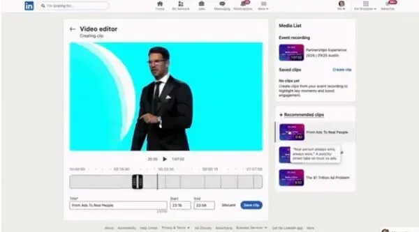 LinkedIn推荐视频片段