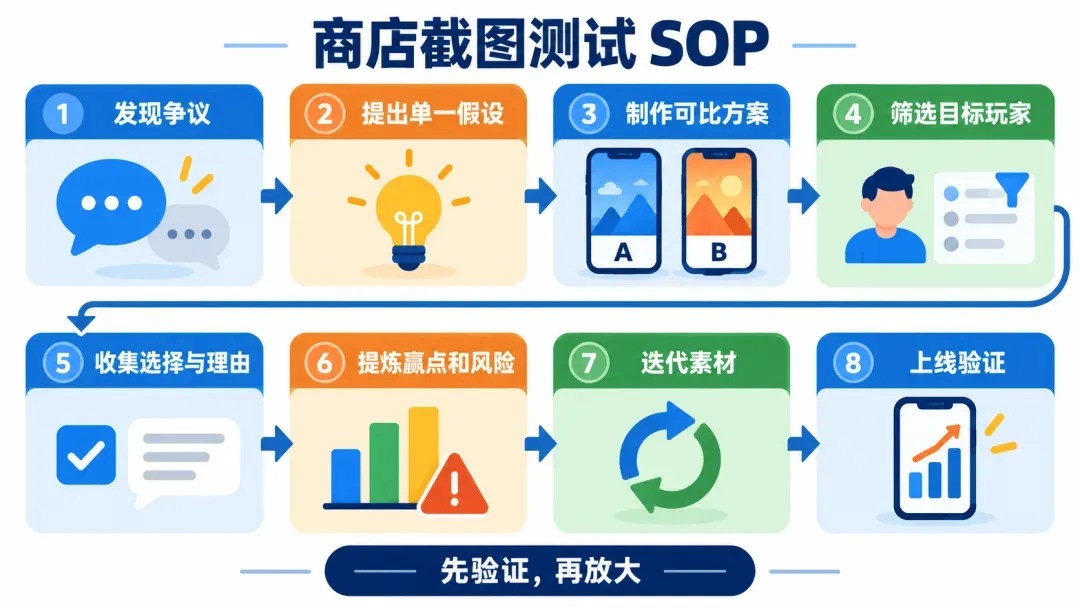 商店截图测试SOP