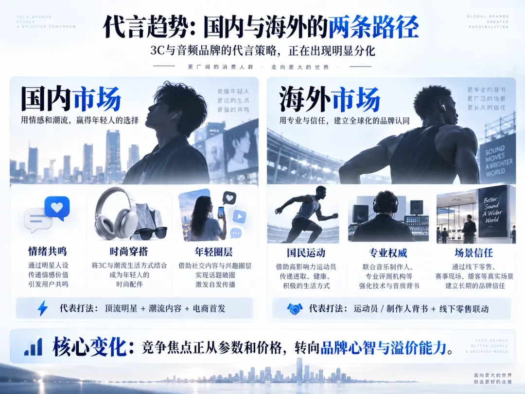 国内与海外代言趋势对比