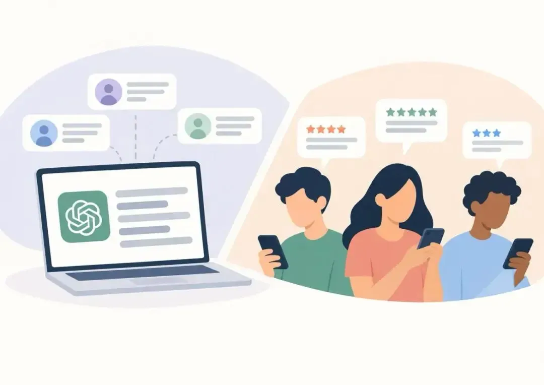 Synthetic respondents compared with real consumer feedback in AI market research