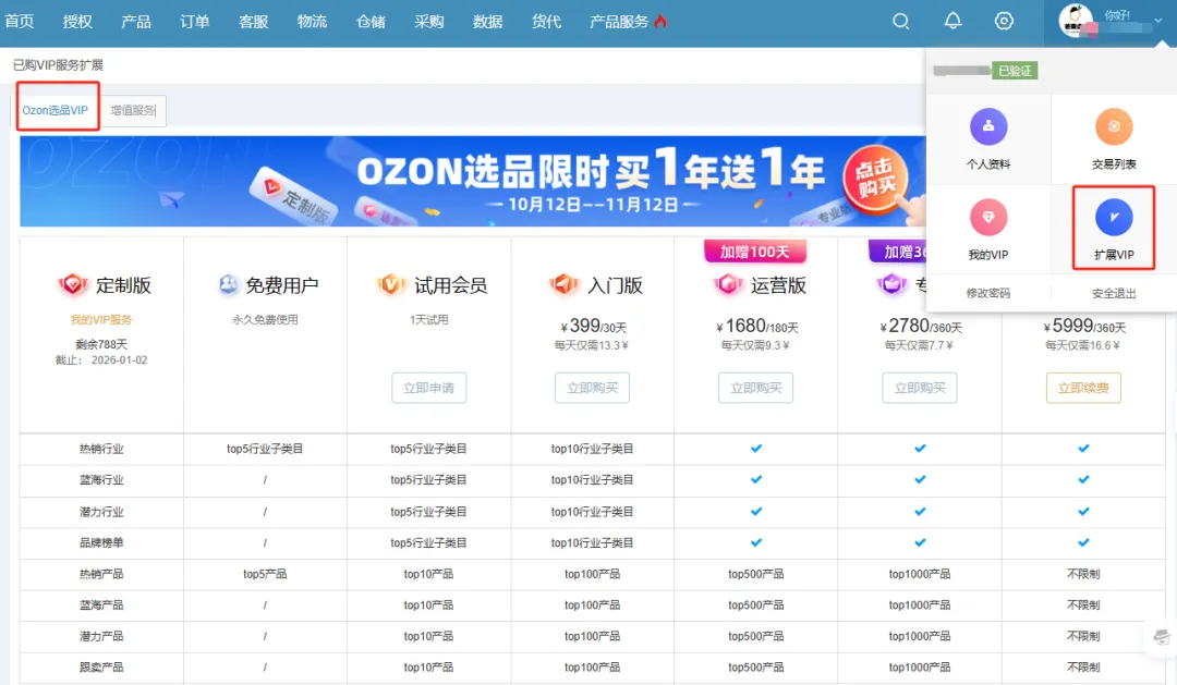 Ozon新手日出百单的最快选品方法