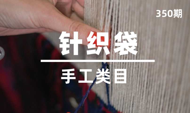 第350期-手工缝纫-针织袋