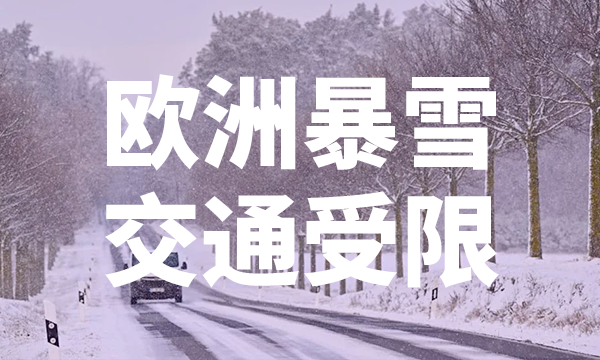 急！断货预警！欧洲大雪颁布全面驾驶禁令！罢工潮不止！