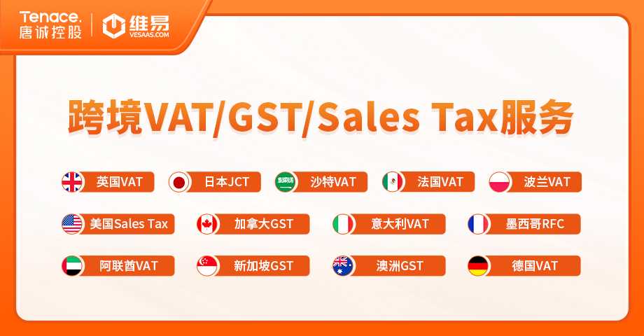 跨境VAT/GST/Sales tax 注册/申报/退税/稽查