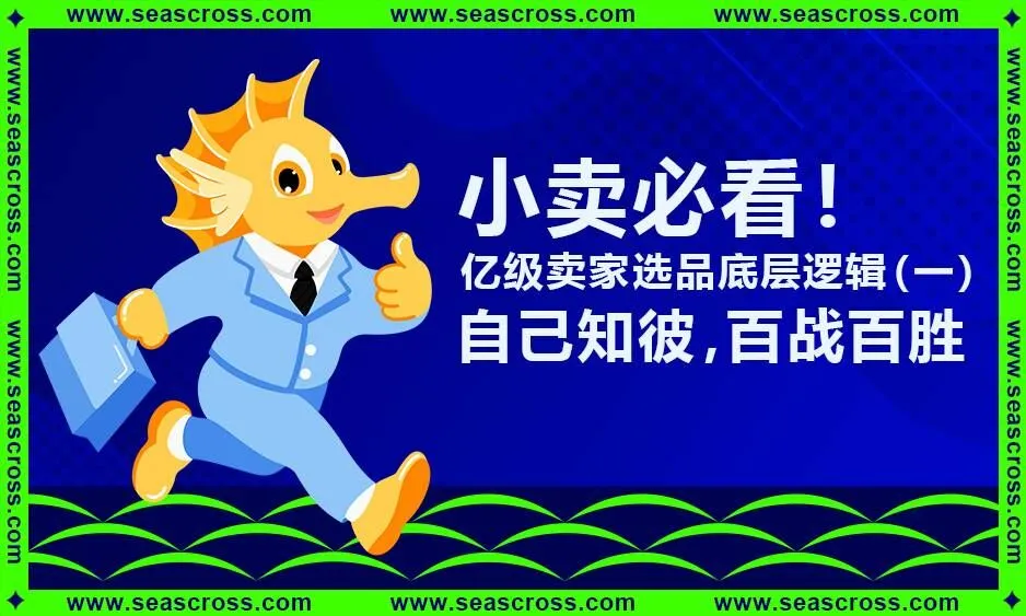 小卖必看!亿级卖家选品底层逻辑(一):知己知彼,百战百胜