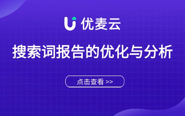 【搜索词】报告的分析与优化