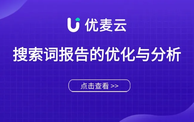 【搜索词】报告的分析与优化