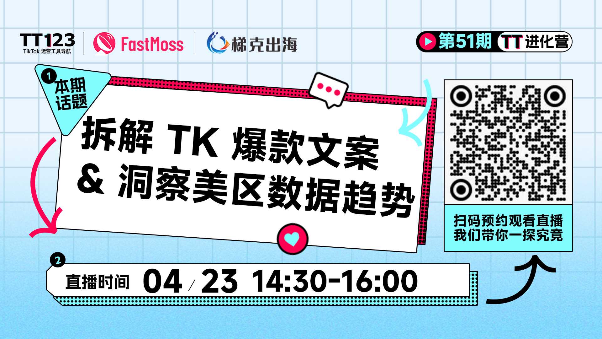 拆解TK爆款文案 & 洞察美区数据趋势直播