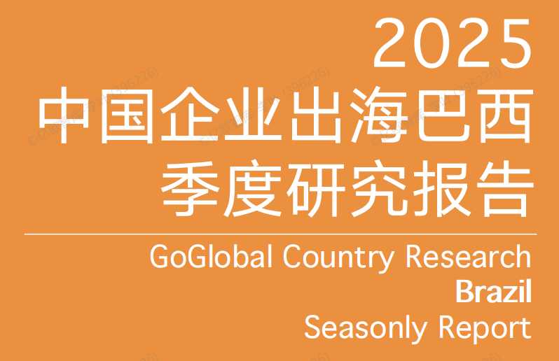 《2025年中国企业出海巴西季度研究报告》PDF下载