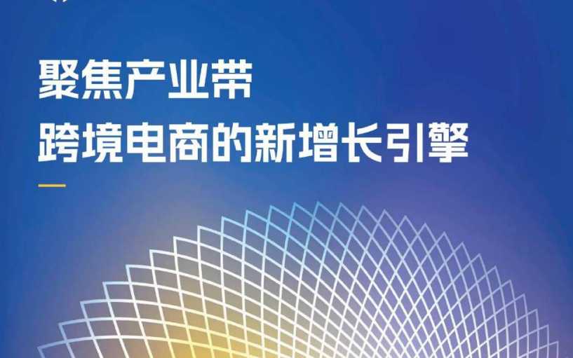 《2024年跨境电商产业带研究报告》PDF下载