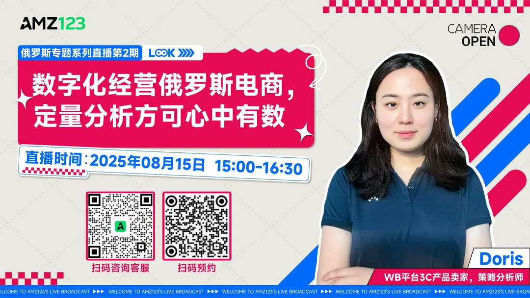 【俄罗斯专题系列直播第2期】数字化经营俄罗斯电商，定量分析方可心中有数直播