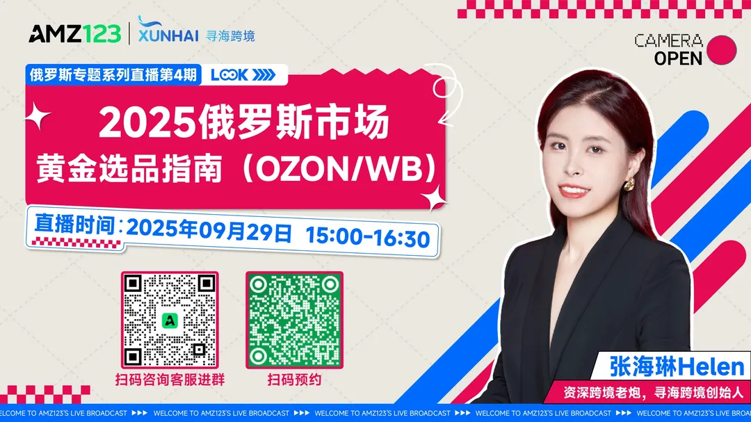2025俄罗斯市场黄金选品指南（OZON/WB）直播