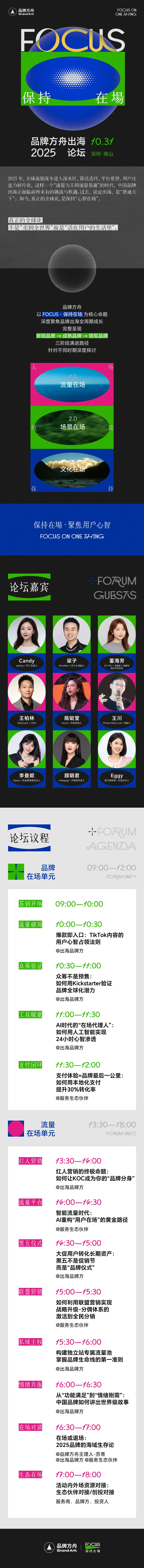 保持在场FOCUS-2025品牌方舟出海论坛