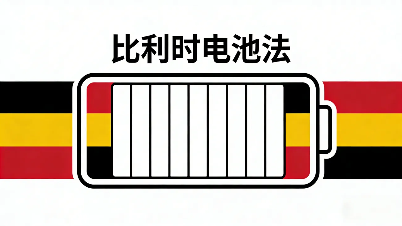 重大调整！比利时授权代表单独核算！2026年起将调整电池法注册价格！