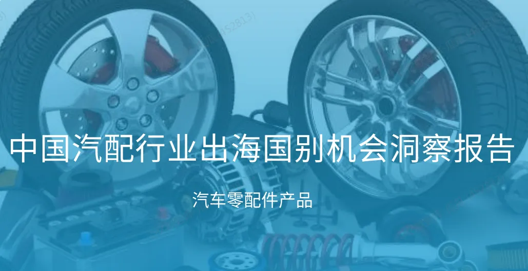 《中国汽配行业出海国别机会洞察报告》PDF下载