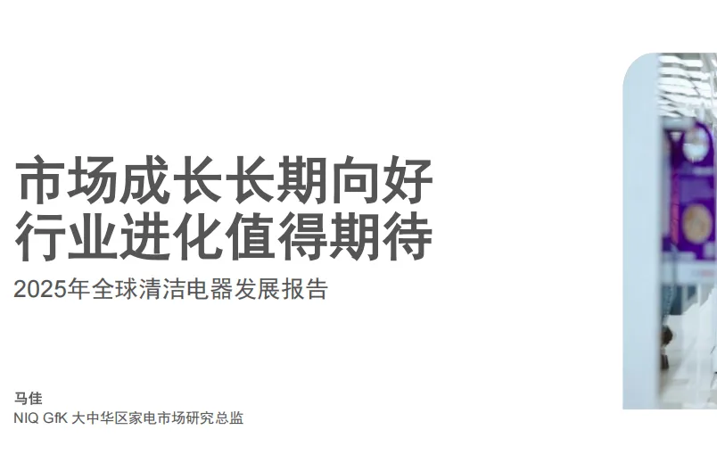 《2025年全球清洁电器发展报告》PDF下载