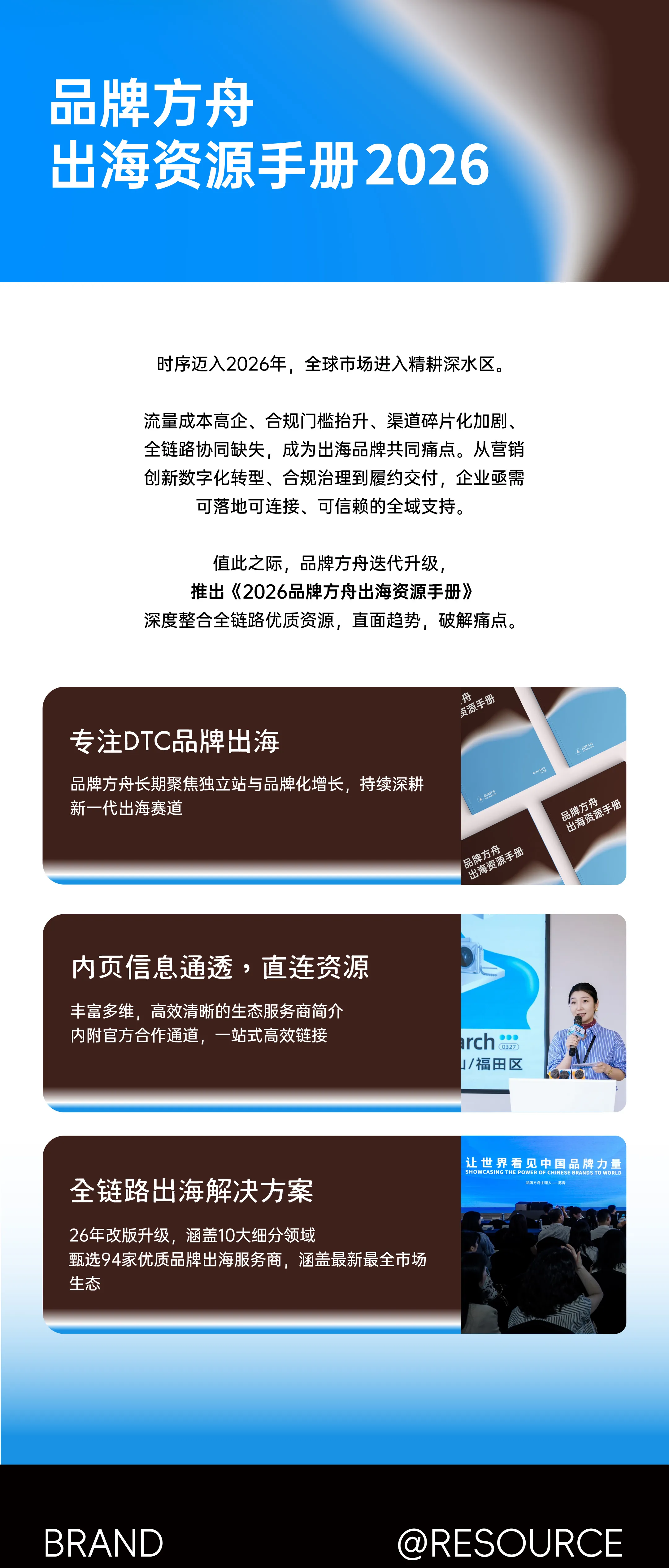 2026品牌方舟出海资源手册商品介绍