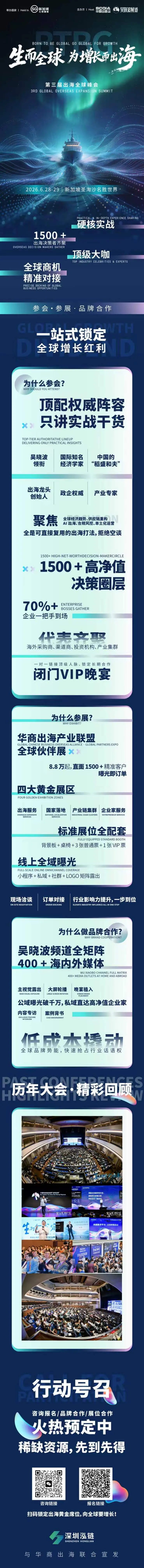 生而全球·为增长而出海 第三届出海全球峰会