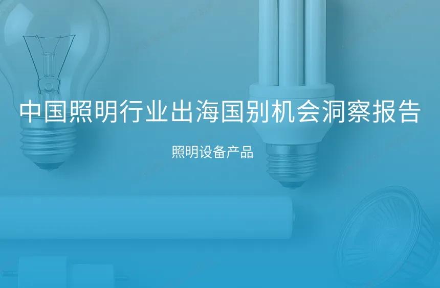 《中国照明行业出海国别机会洞察报告》PDF下载