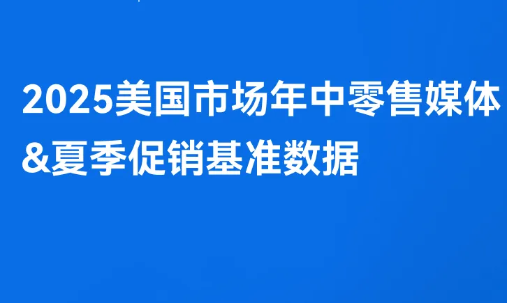 《2025美国市场年中夏季促销基准数据》PDF下载
