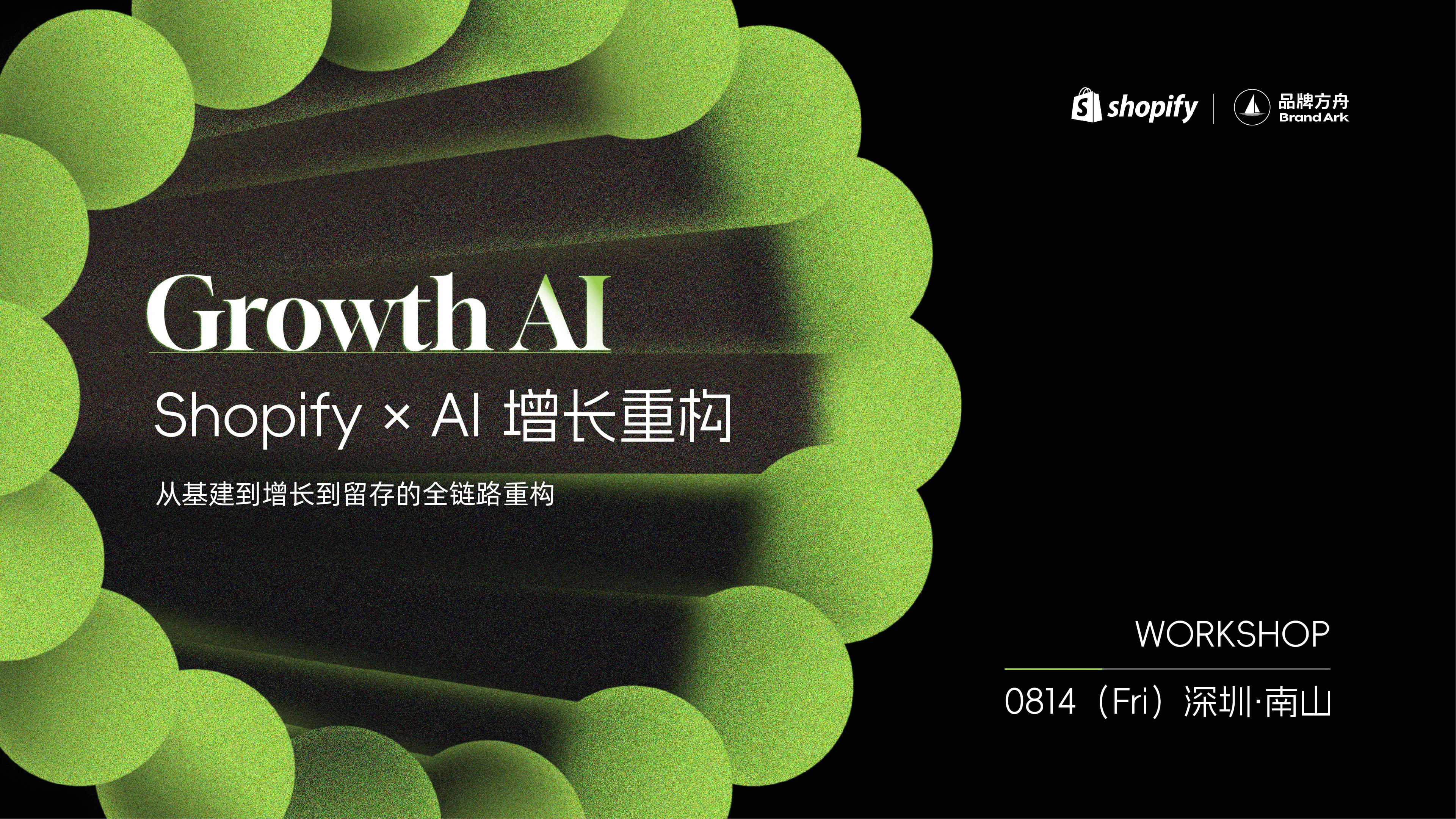 「Growth AI 」ShopifyxAi 增长重构——从基建到增长到留存的全链路重构