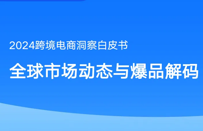 《2024跨境电商洞察白皮书》PDF下载