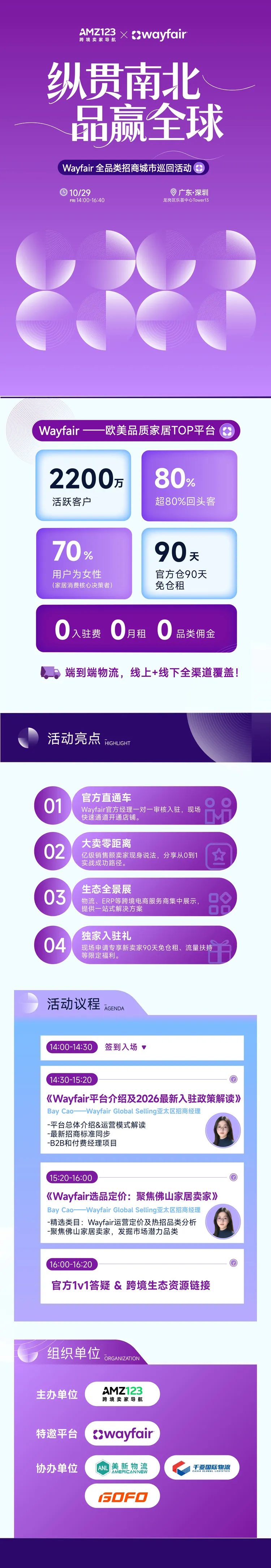 Wayfair全品类招商城市巡回Workshop(深圳站)