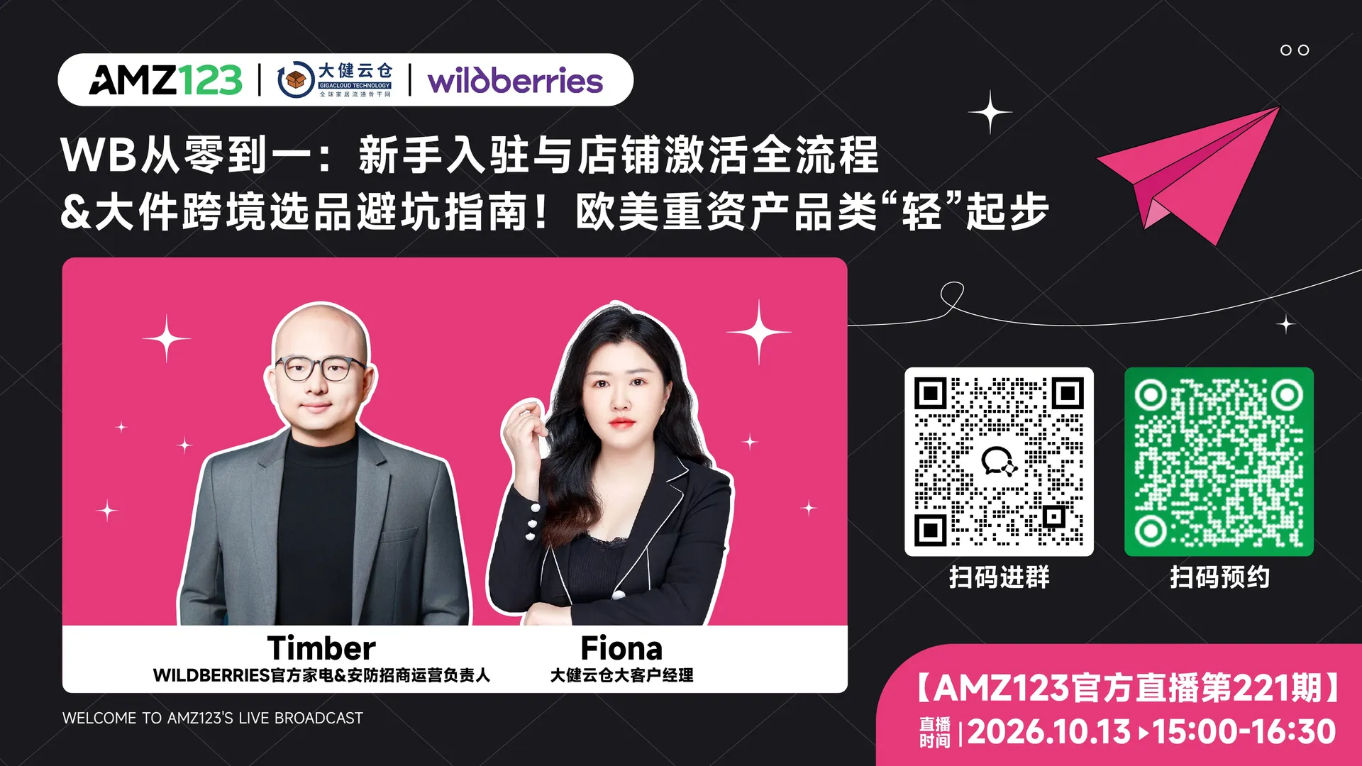 WB从零到一：新手入驻与店铺激活全流程 & 大件跨境选品避坑指南！欧美重资产品类“轻”起步